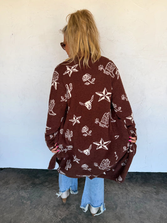 Western Cloud Cardigan - Star