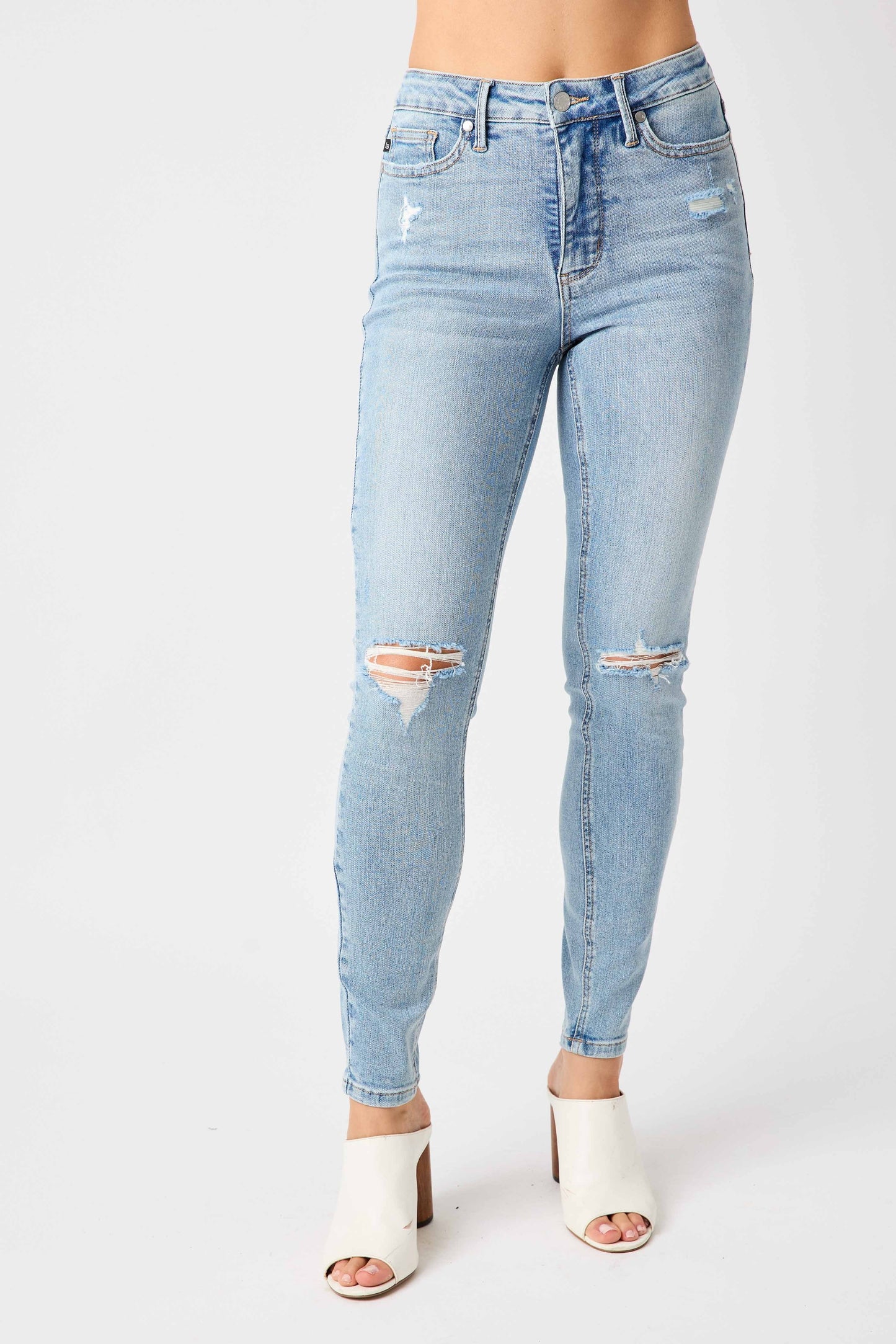 Judy Blue Tummy Control Skinny Light Wash