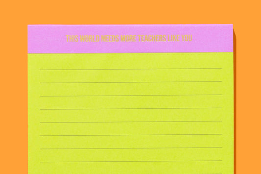 Teacher List Pad