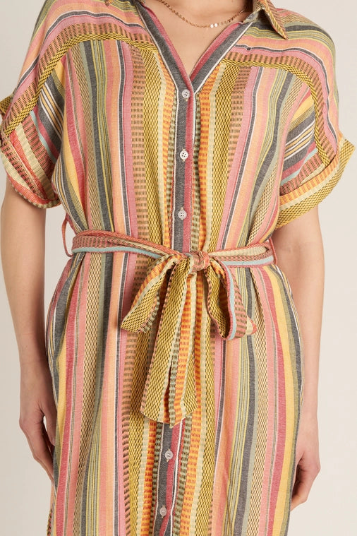 Belted Shirt Dress