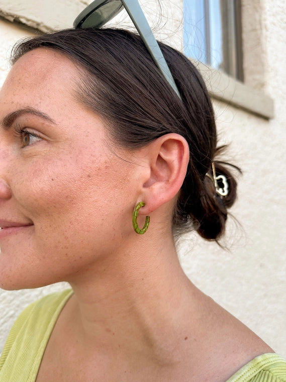Army Green Cam Mini Hoops