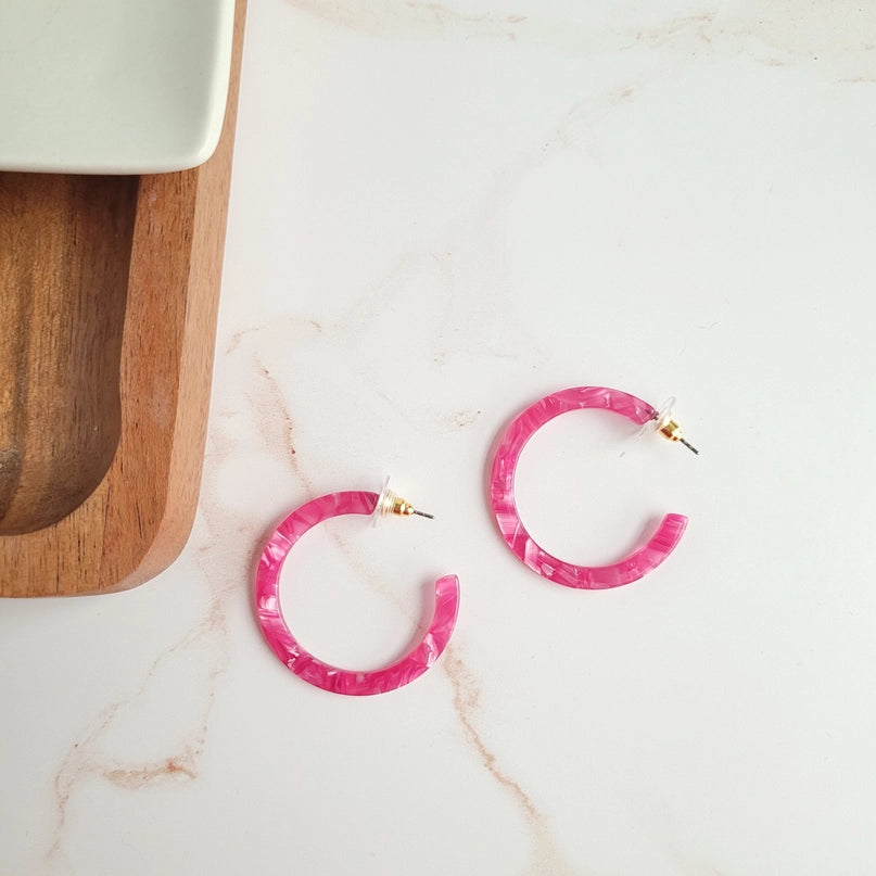 Raspberry Camy Hoops