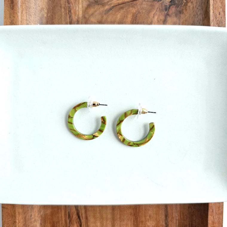 Army Green Cam Mini Hoops