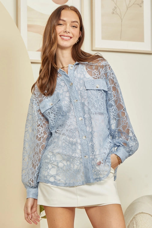 Lace Shacket