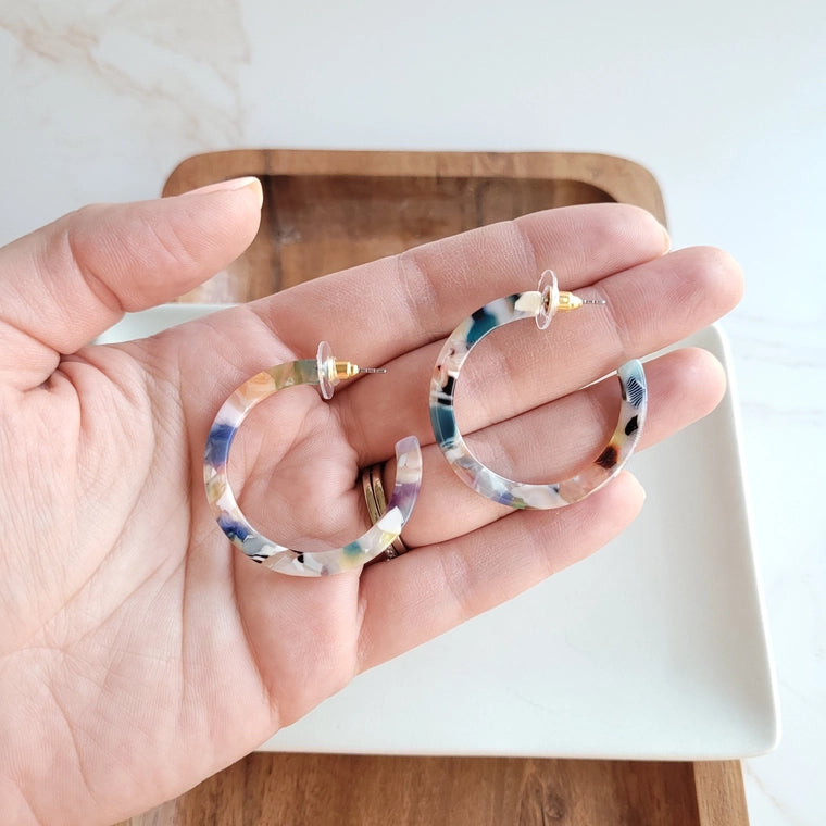 Multicolor Camy Hoops