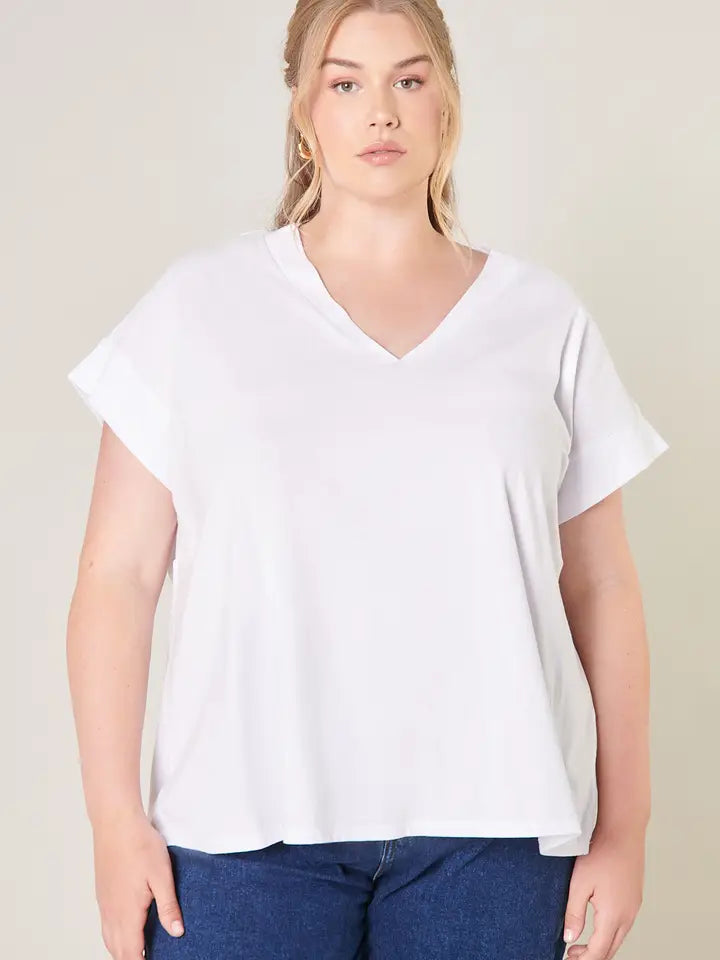 Roselyn V-Neck T Shirt