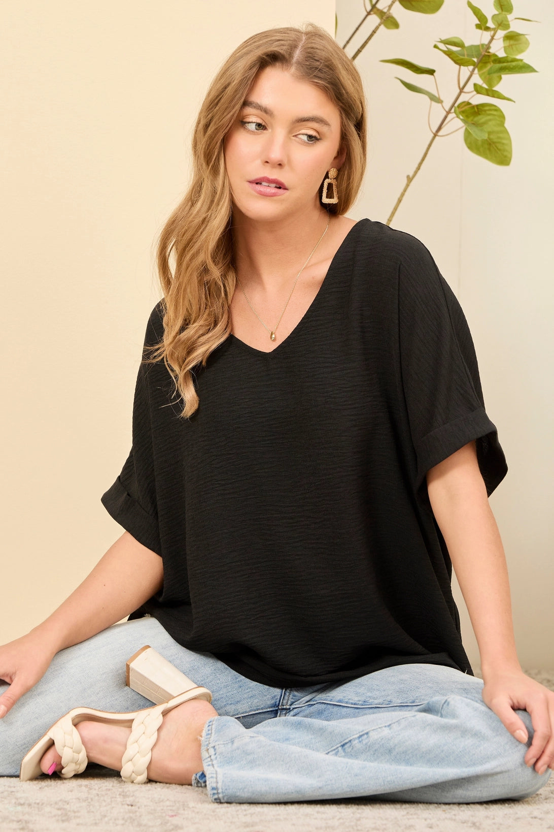 Dolman Sleeve Blouse
