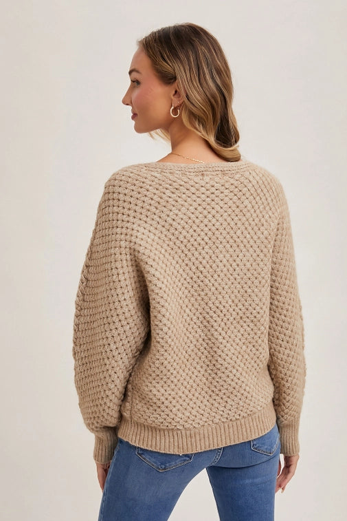 Latte Boatneck Pullover