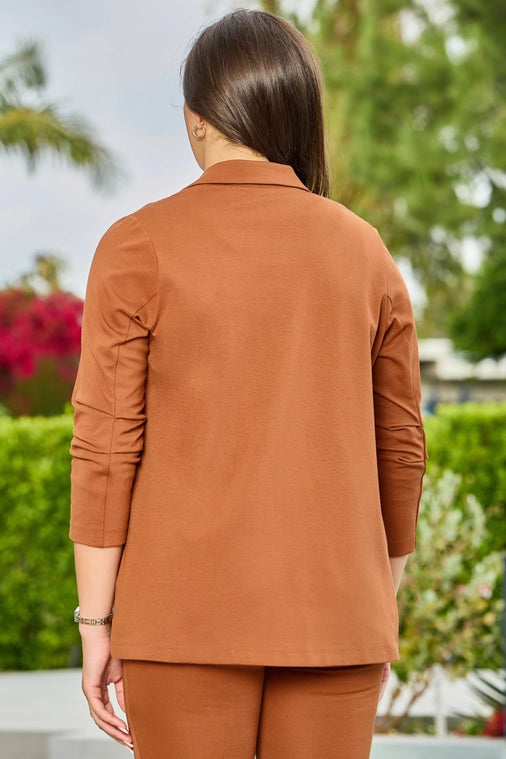 FINAL SALE * Burnt Sienna Blazer