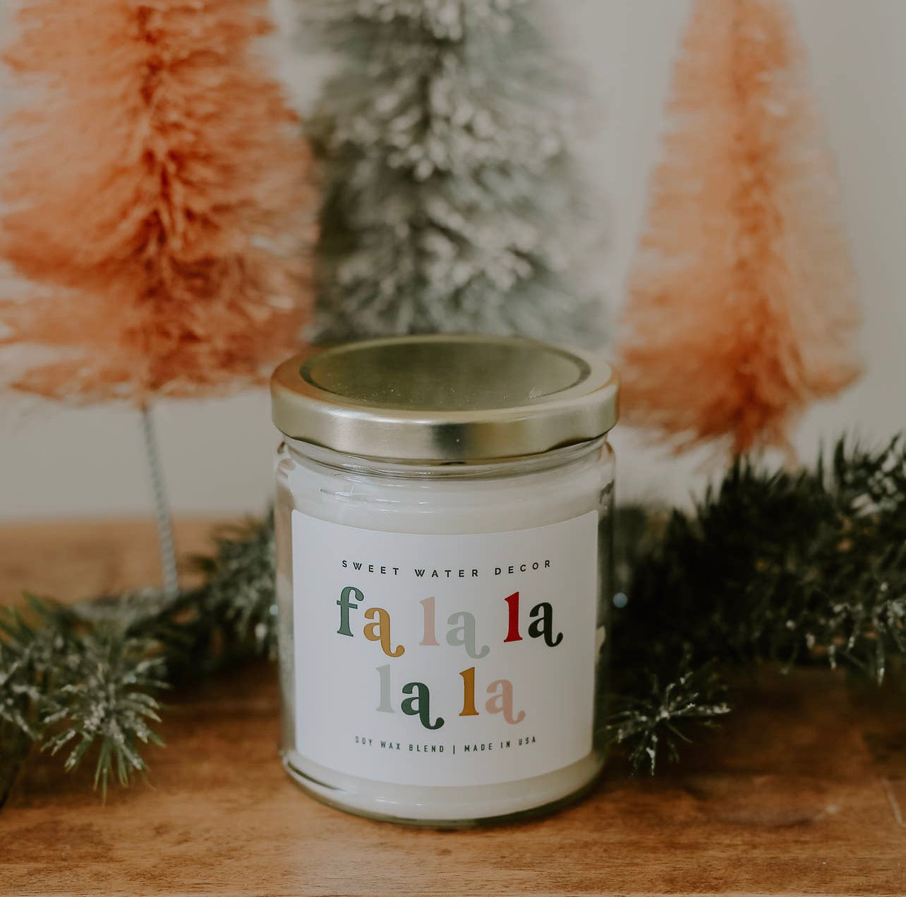 Fa La La La La Soy Candle