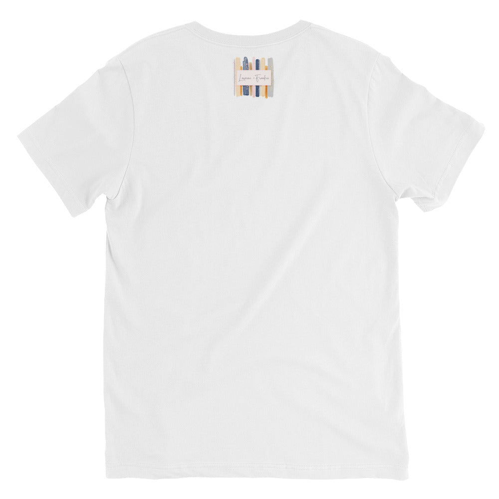 Pet Dogs. Shop Local. Repeat. Bella + Canvas V-Neck Tee
