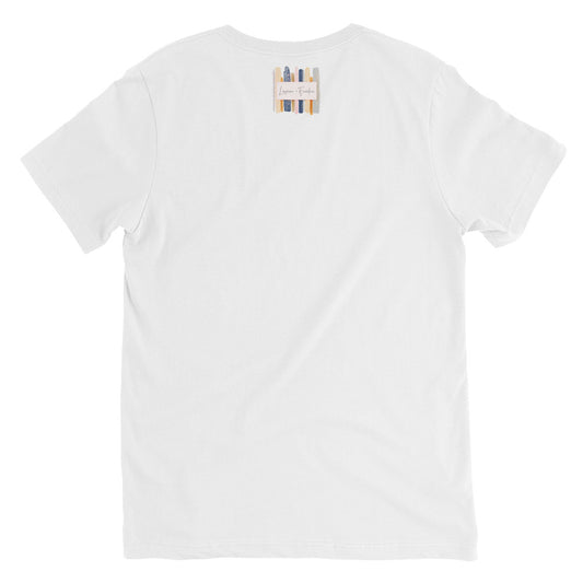 Pet Dogs. Shop Local. Repeat. Bella + Canvas V-Neck Tee