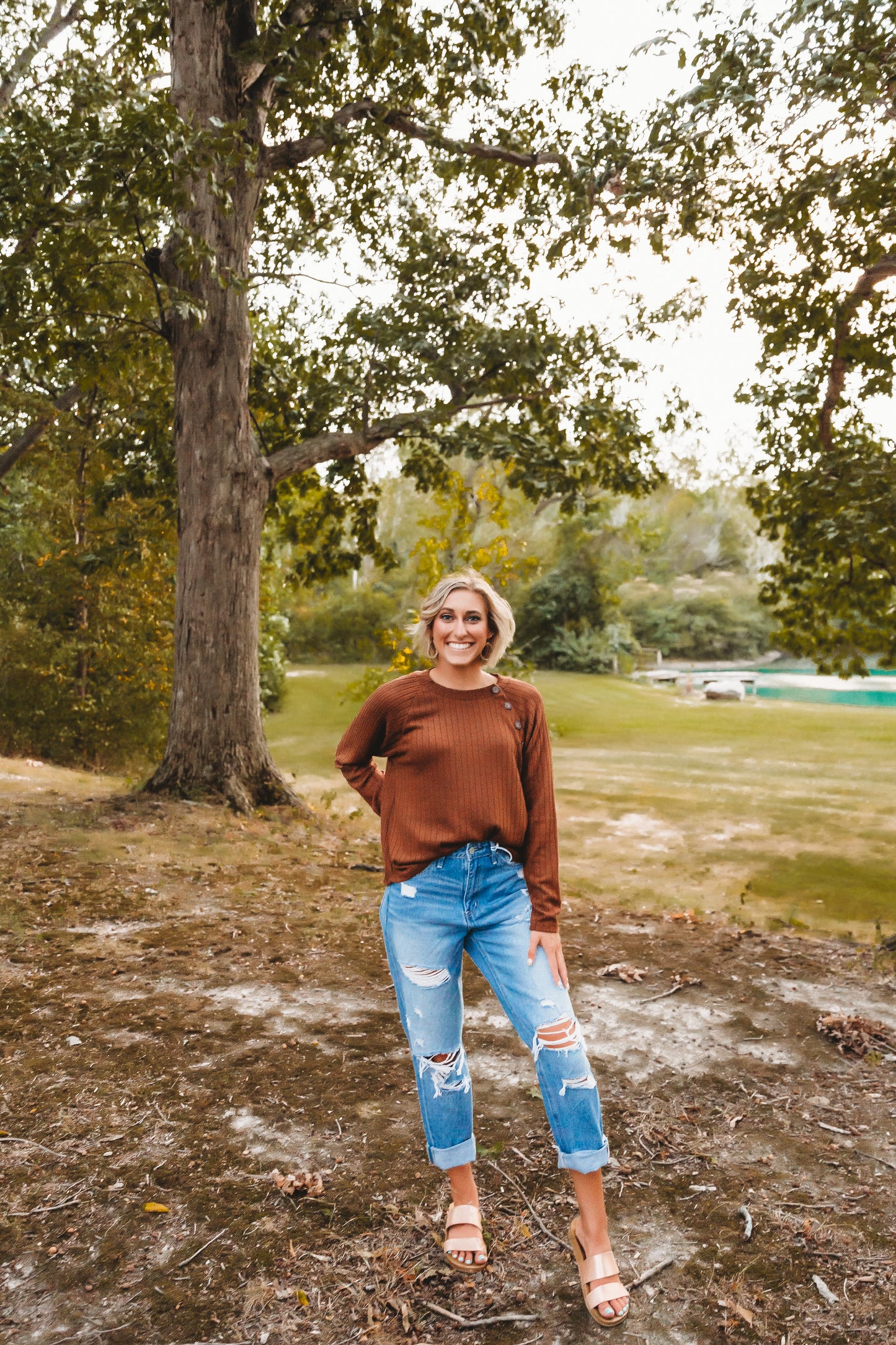 Chocolate Button Top