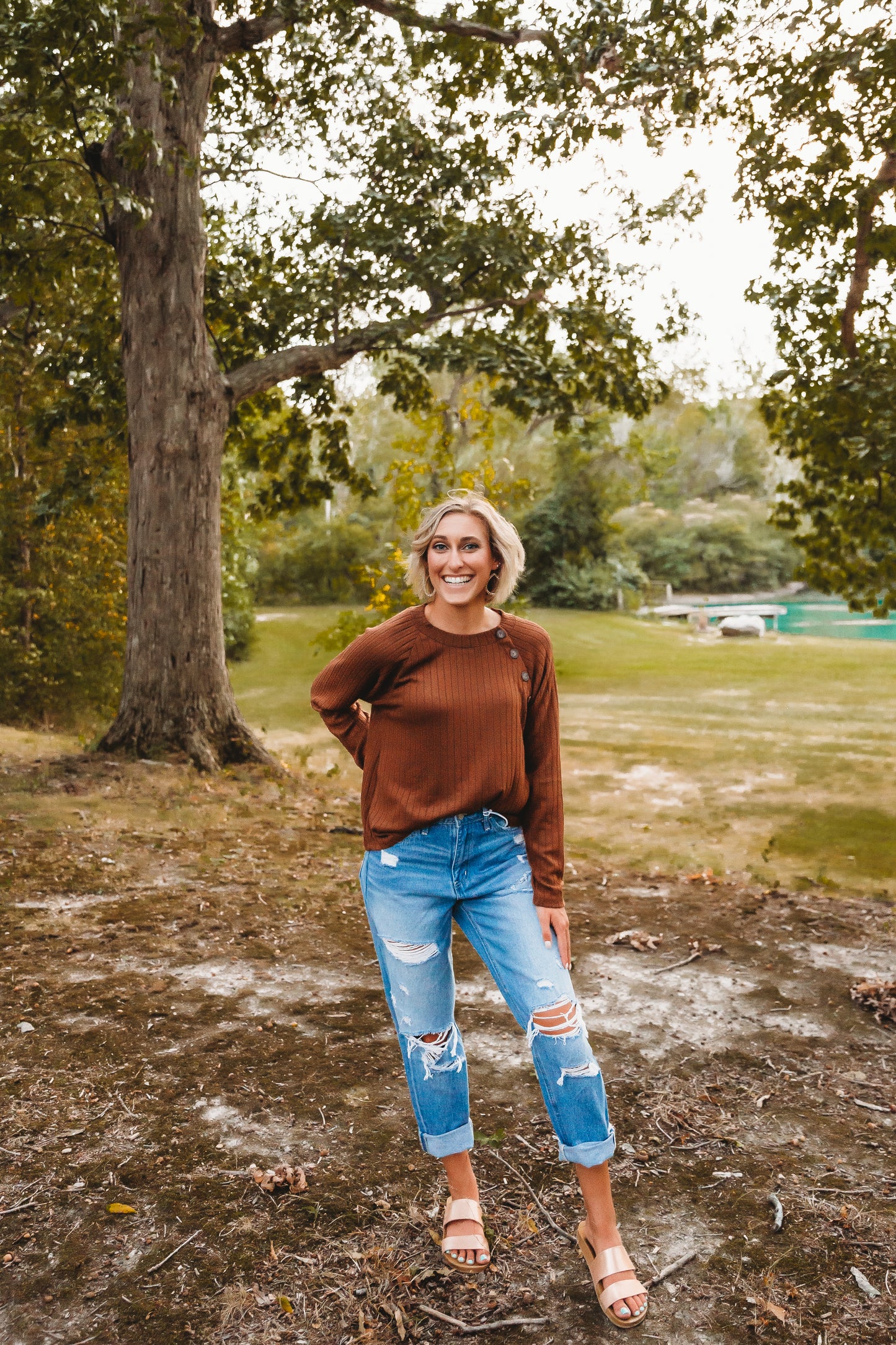 Chocolate Button Top