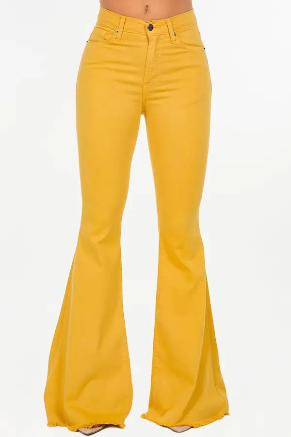 Mustard Bell Bottoms