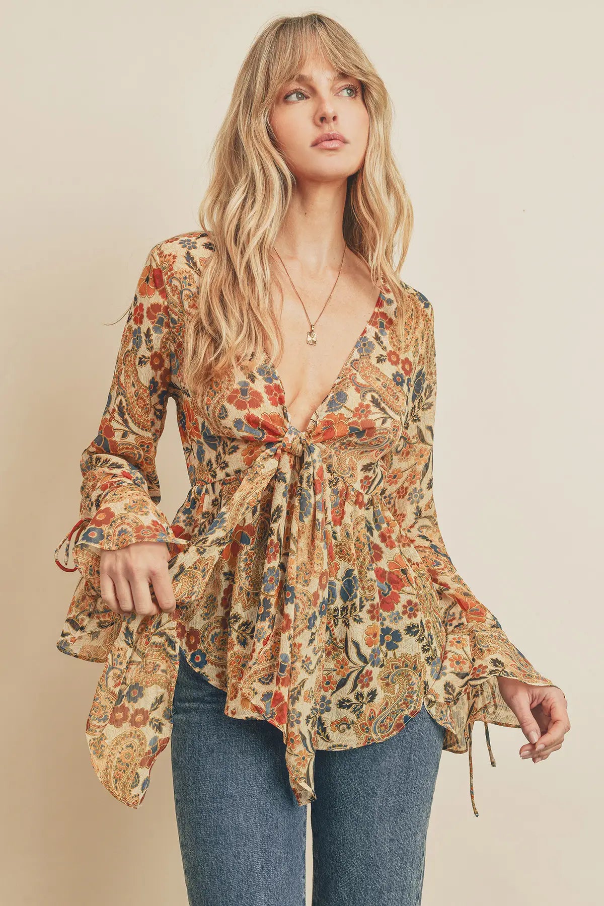 Golden Boho Kimono