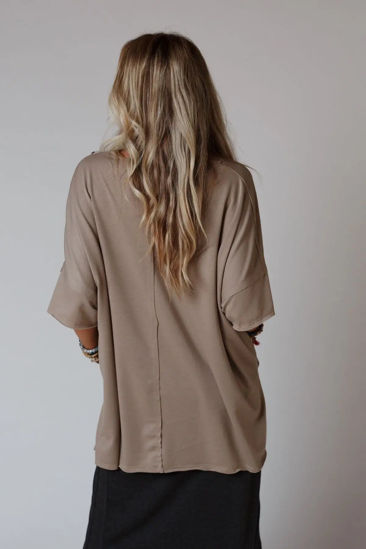 Taupe Essential Tee