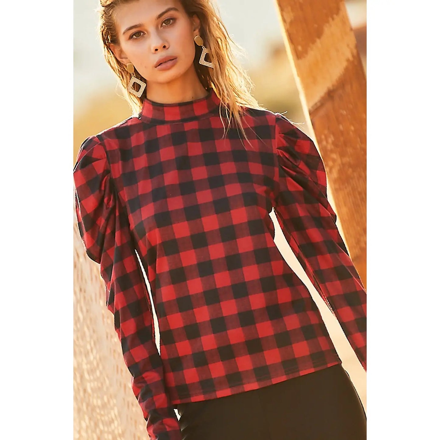 Red Tartan Top