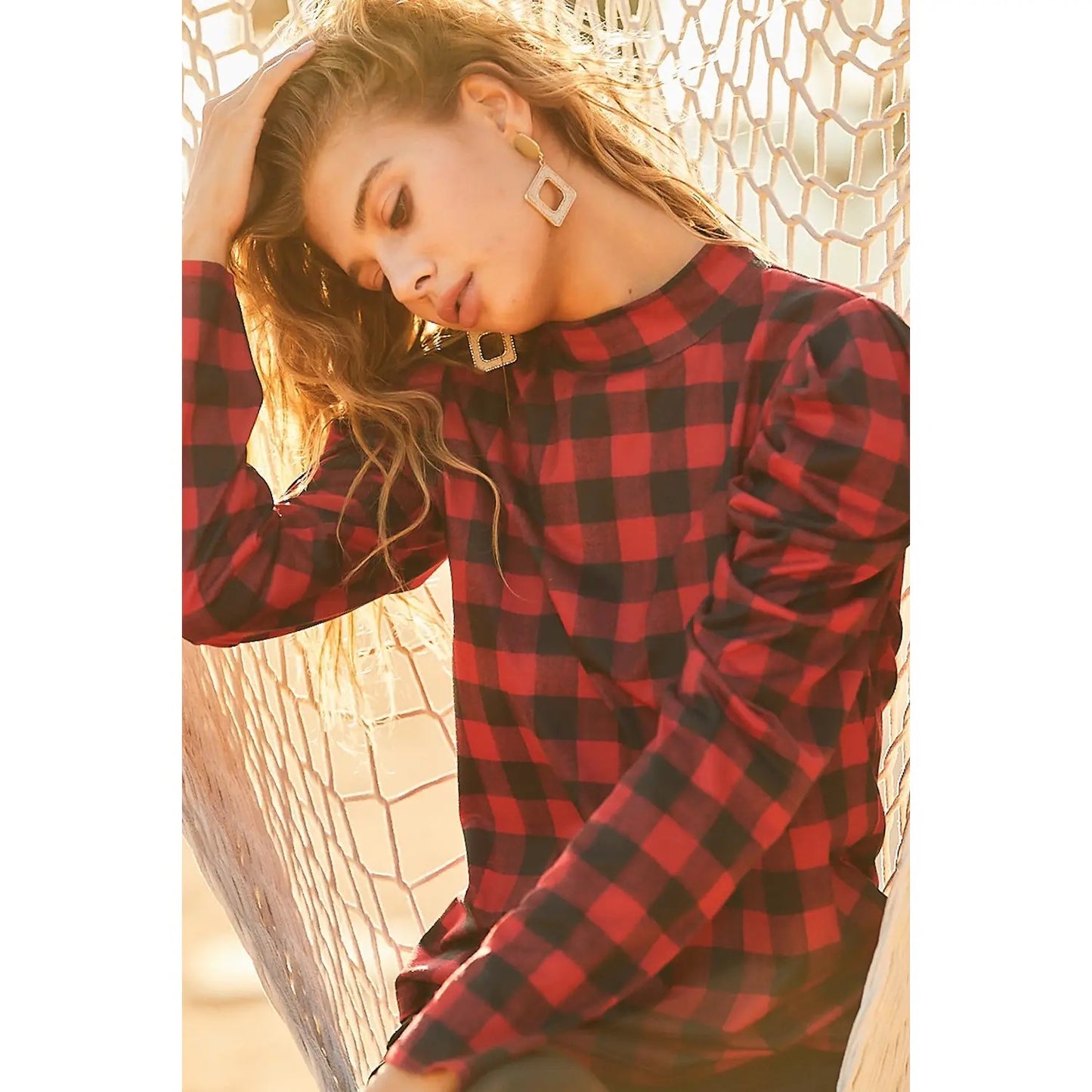 Red Tartan Top