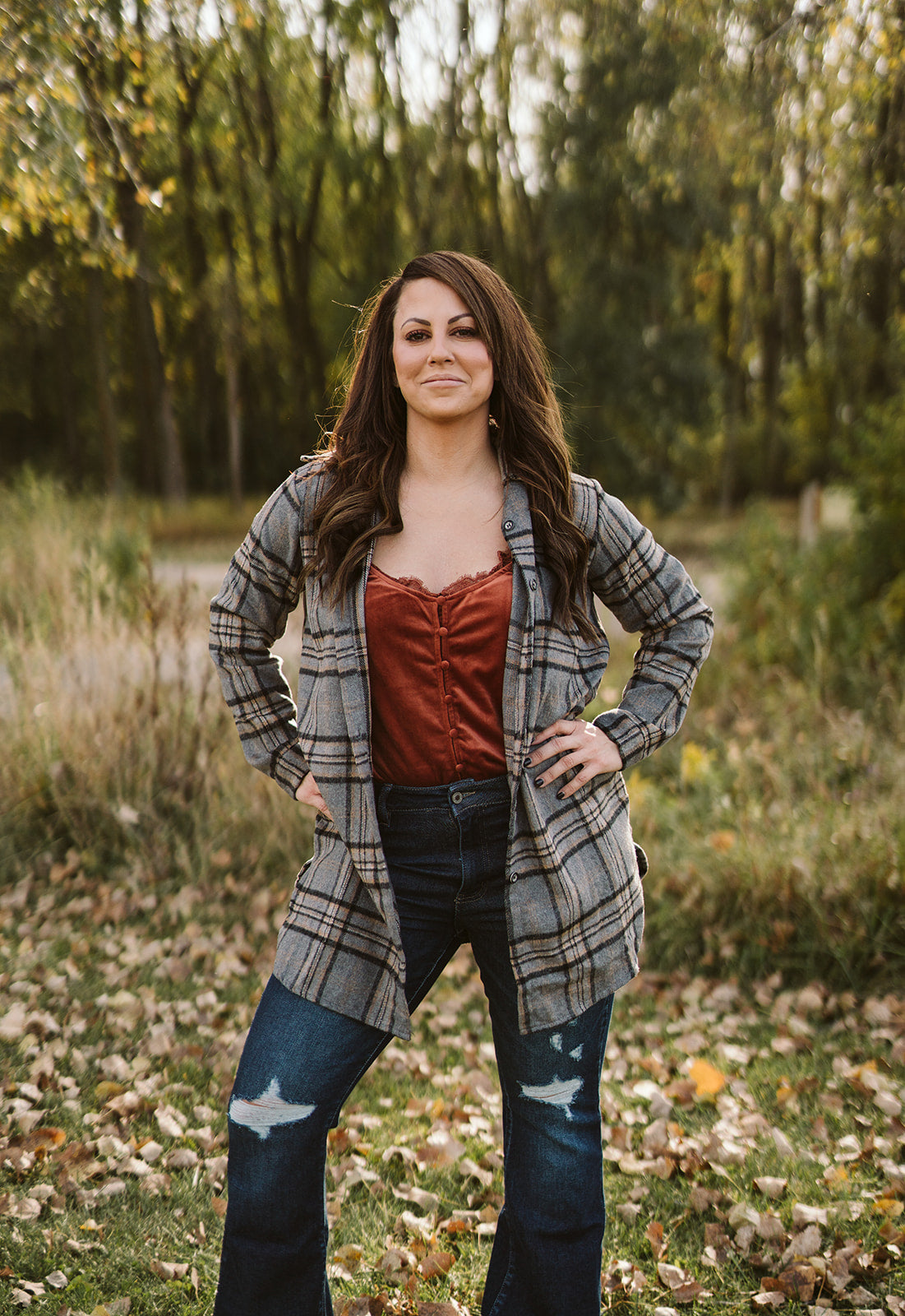 Gray Flannel Shirt Dress