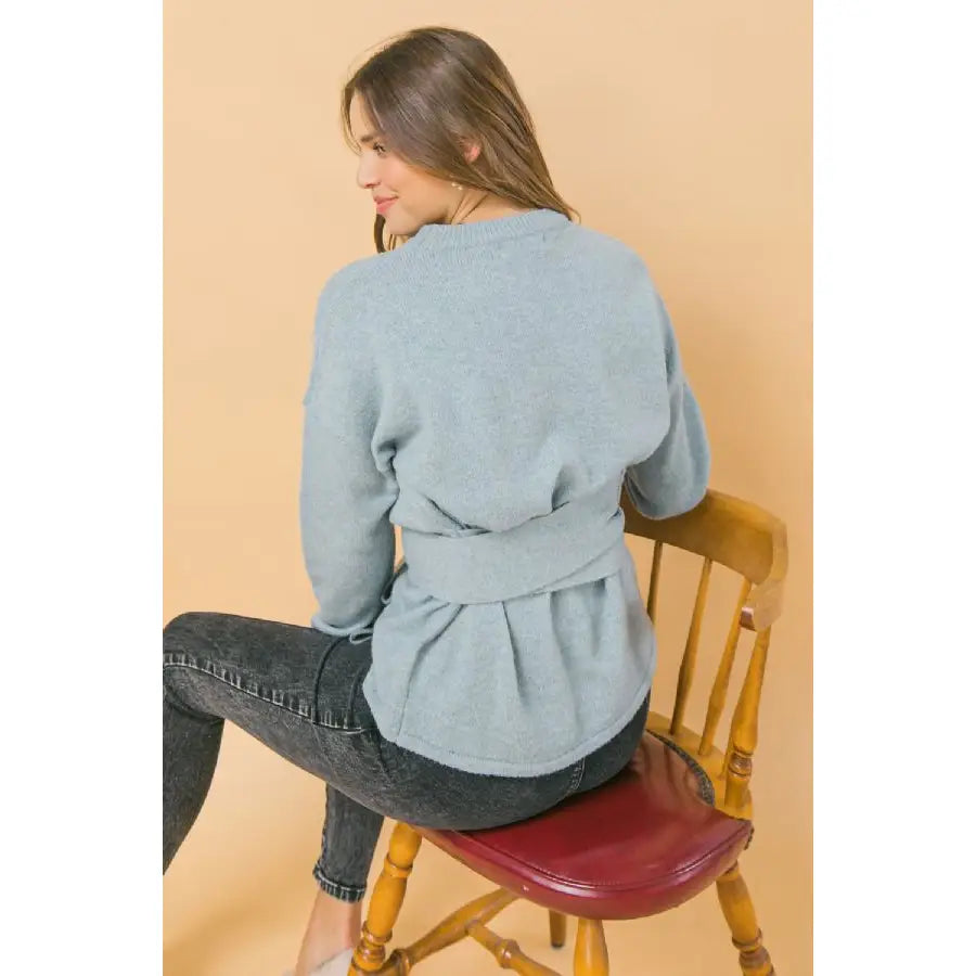 Light Blue Soft Touch Sweater
