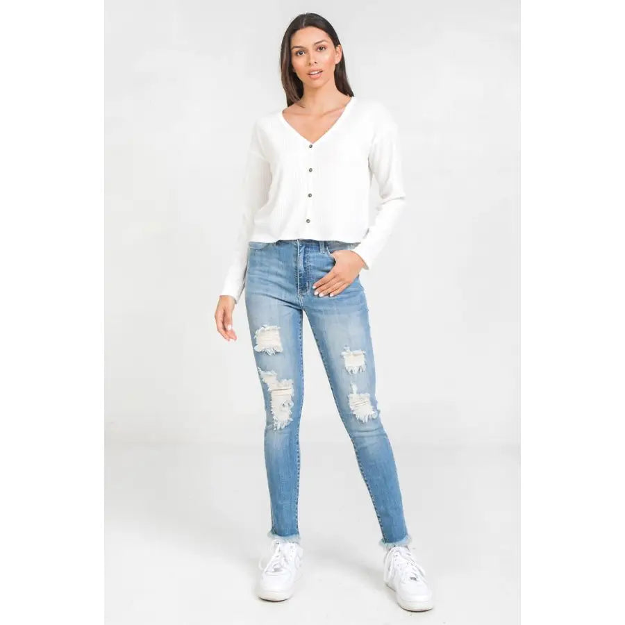 Ivory Knit Top