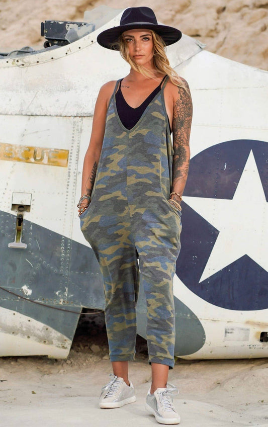 Three Bird Nest Camo Jumpsuit