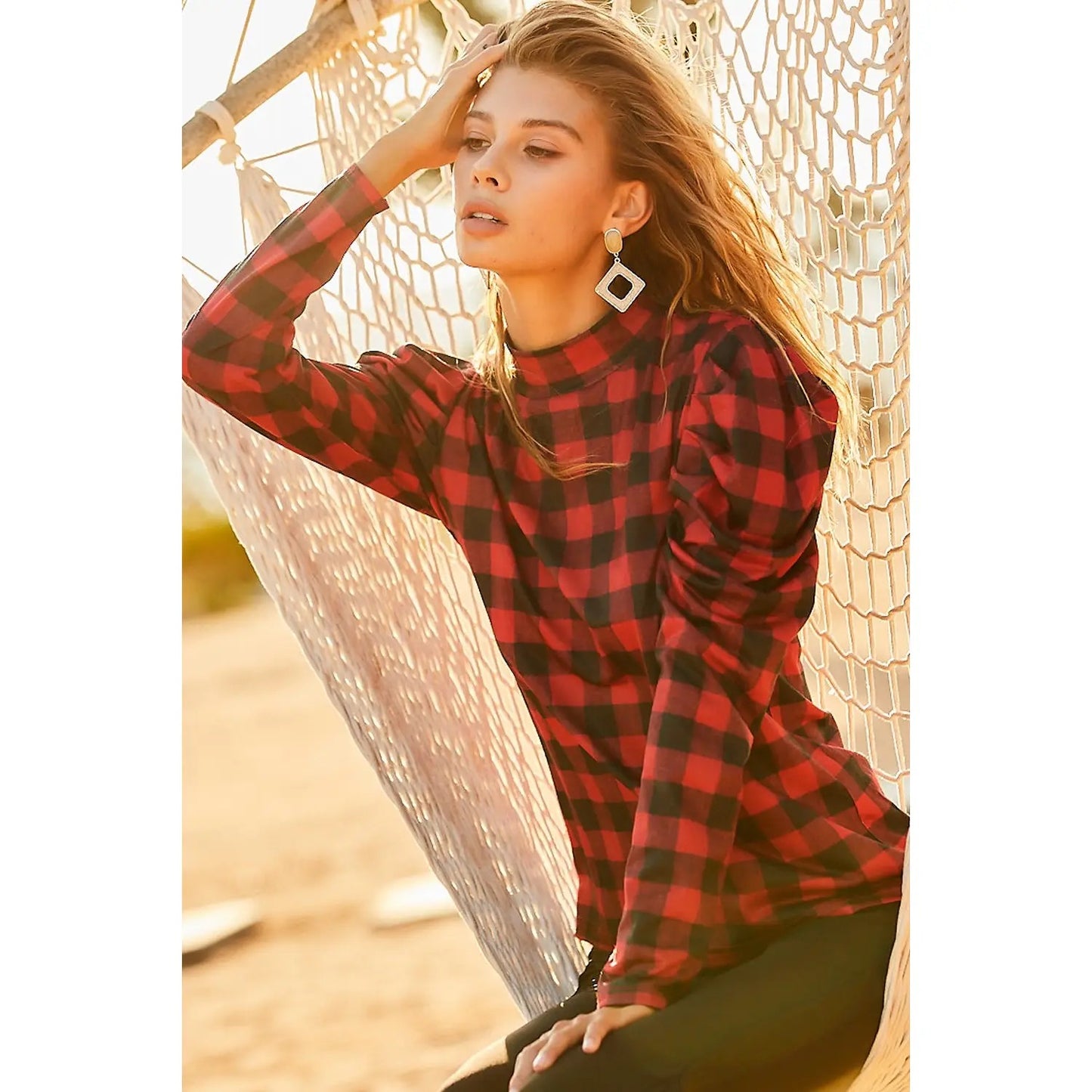 Red Tartan Top