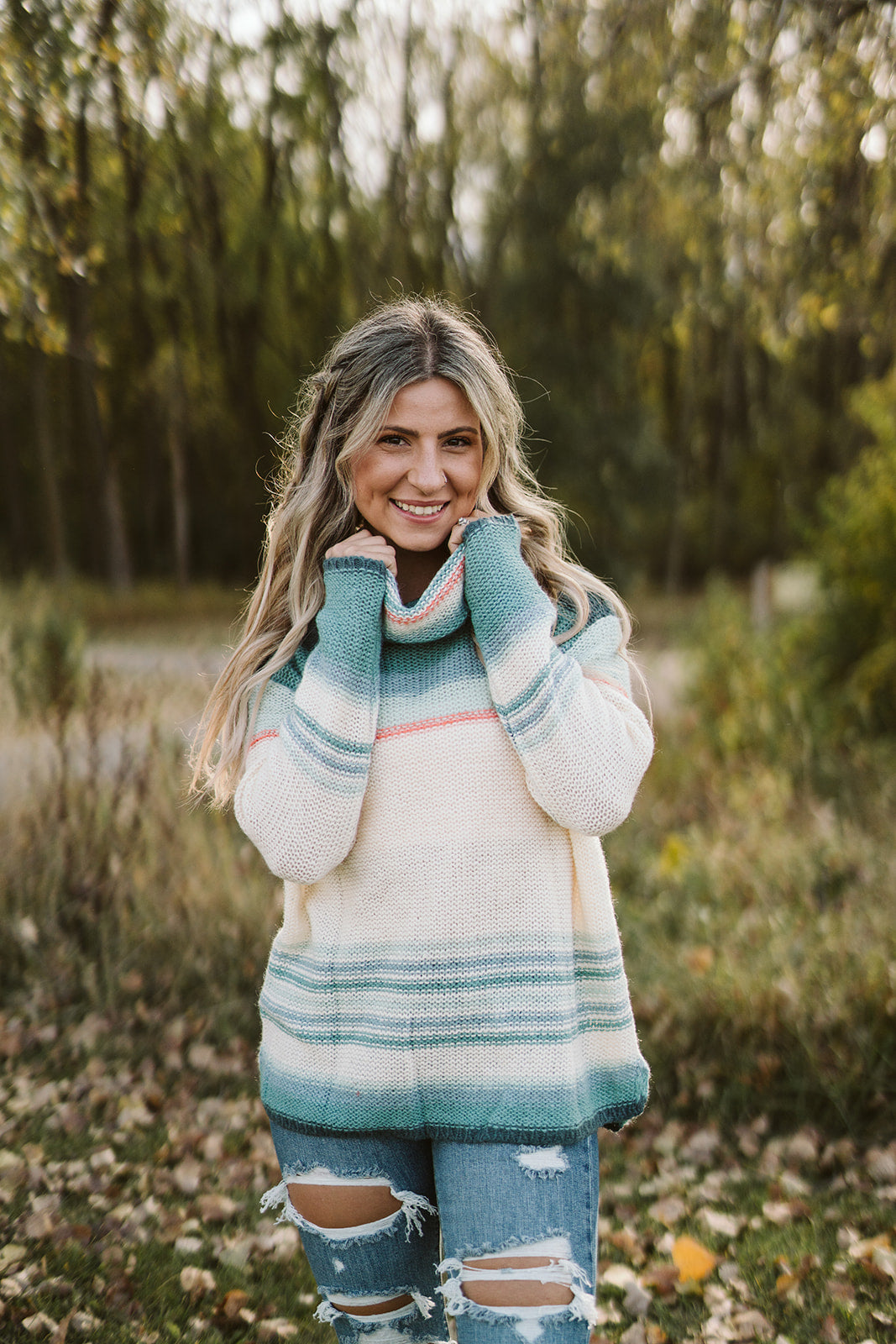 Striped Pullover Sweater