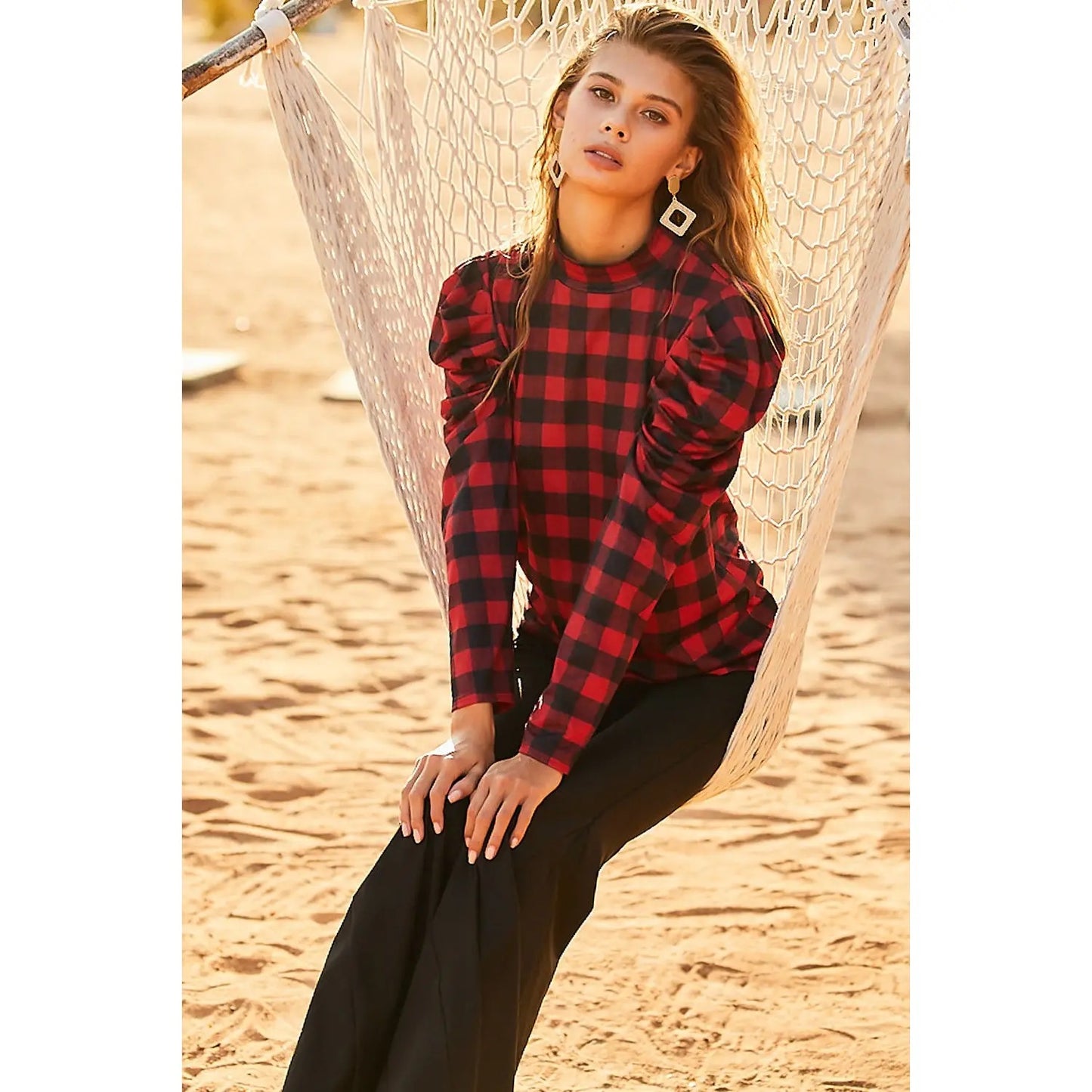 Red Tartan Top