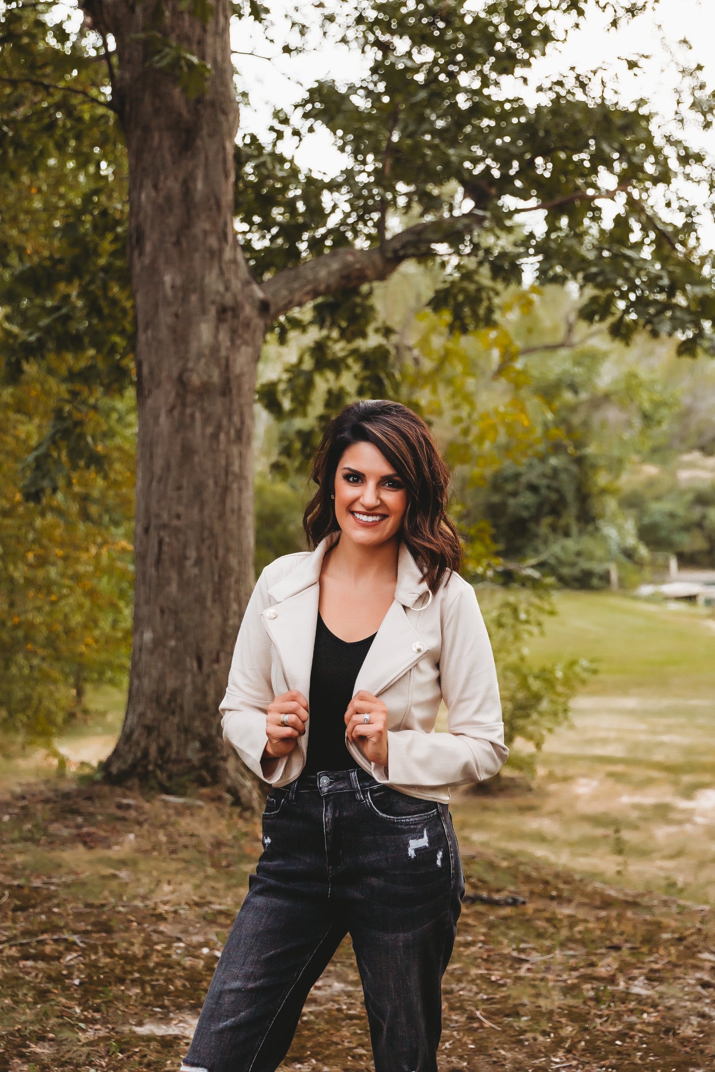 Khaki Moto Jacket