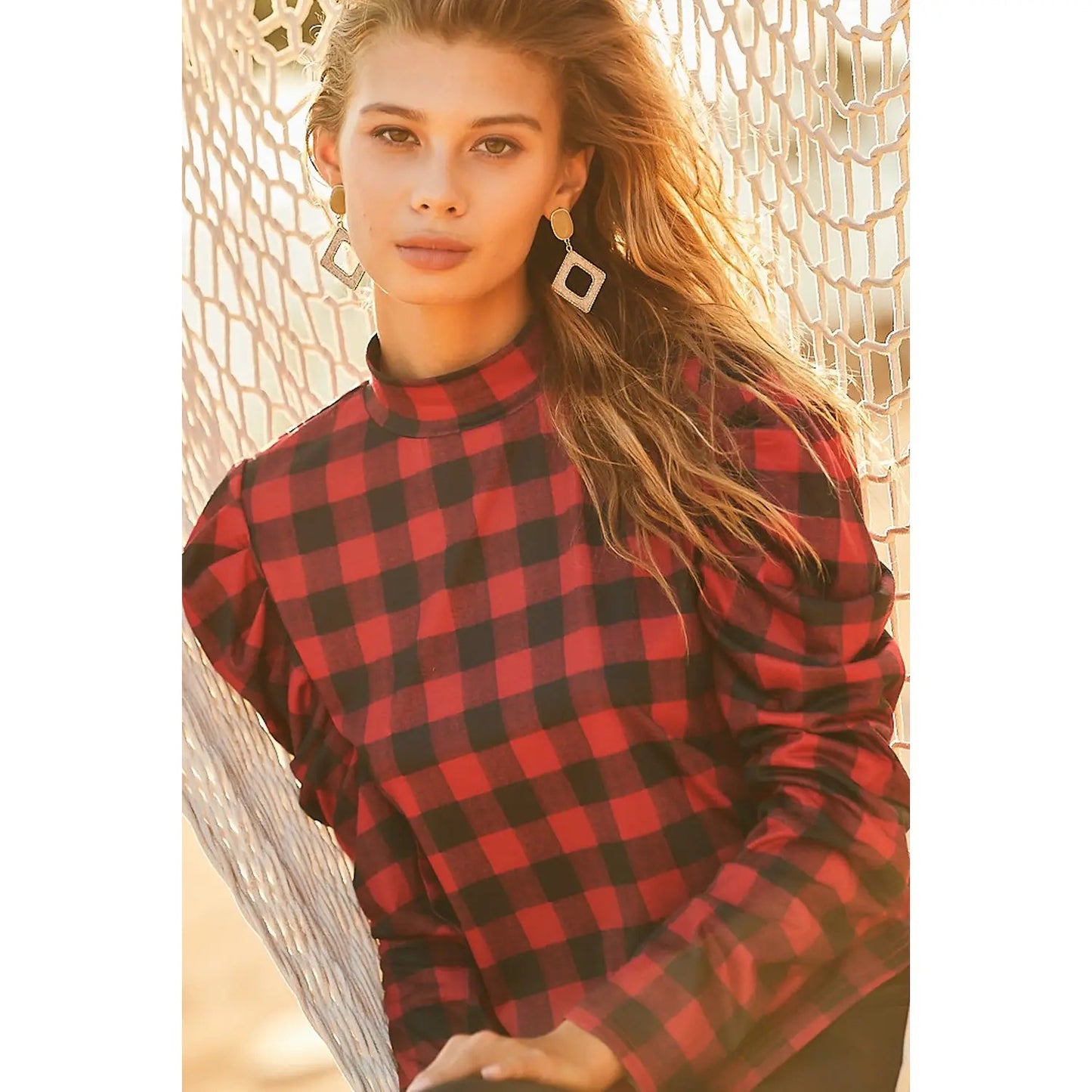 Red Tartan Top