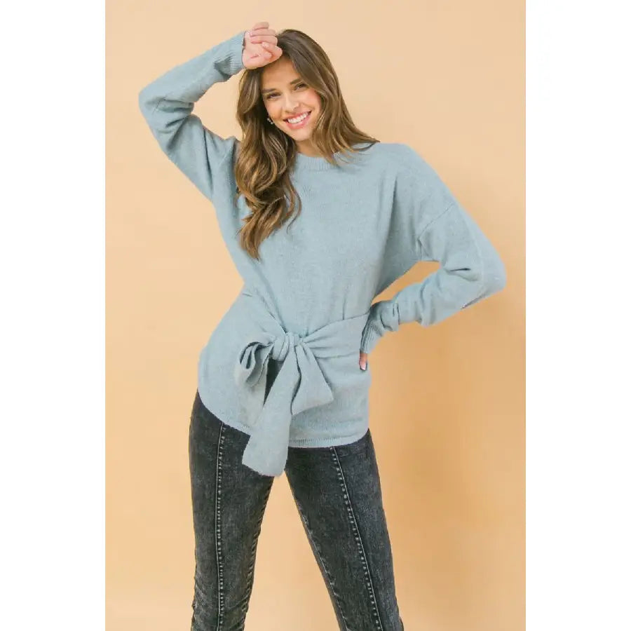 Light Blue Soft Touch Sweater