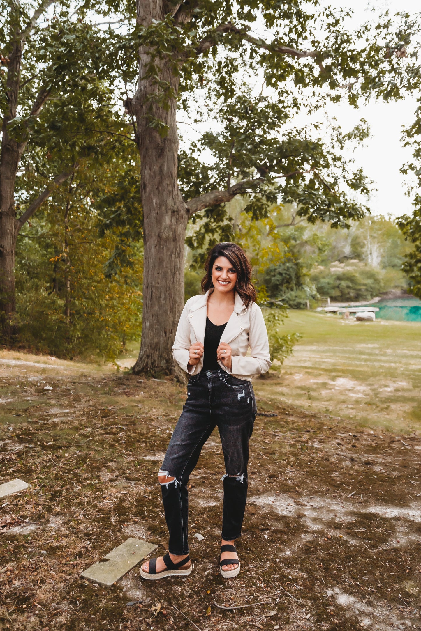 Khaki Moto Jacket