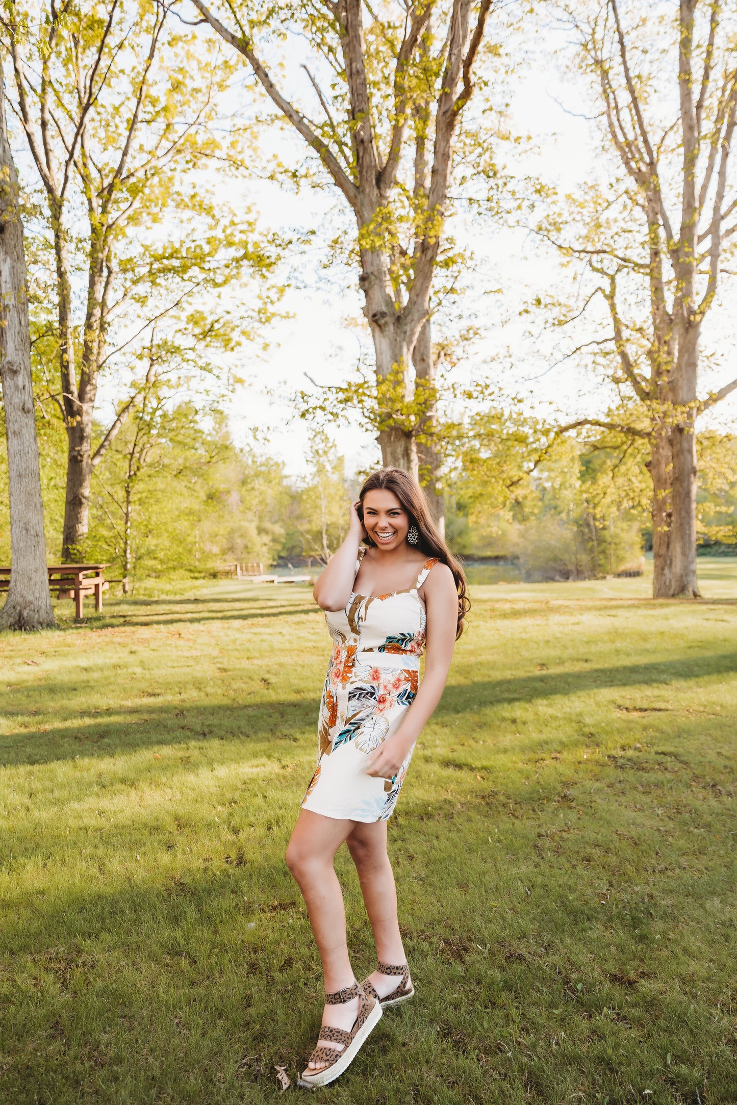 La Palma Button Up Dress