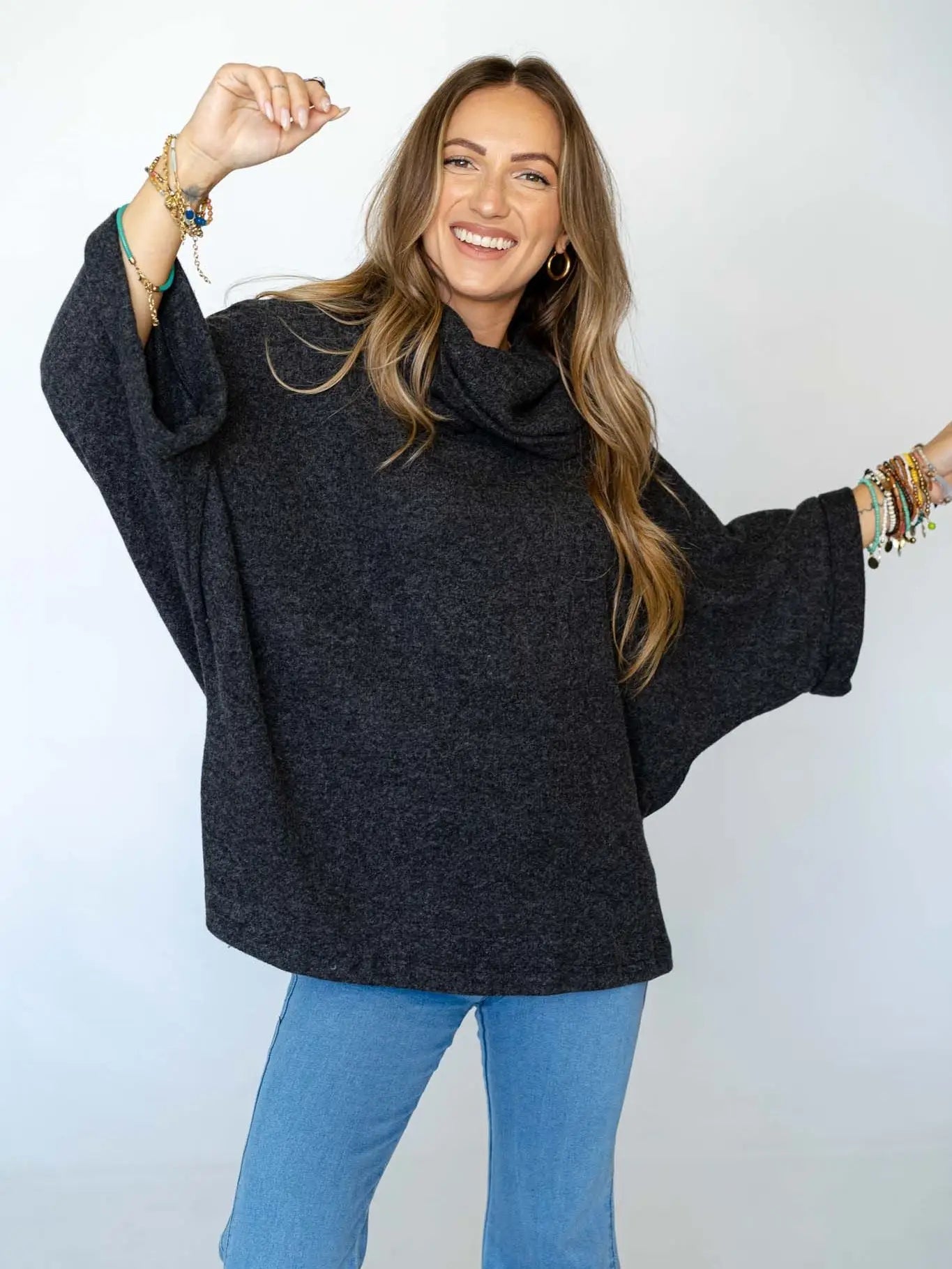 Oversized Turtleneck Sweater