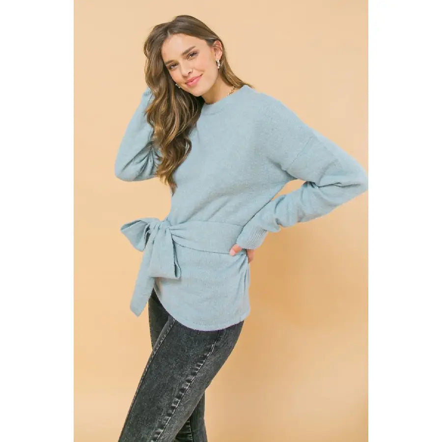 Light Blue Soft Touch Sweater
