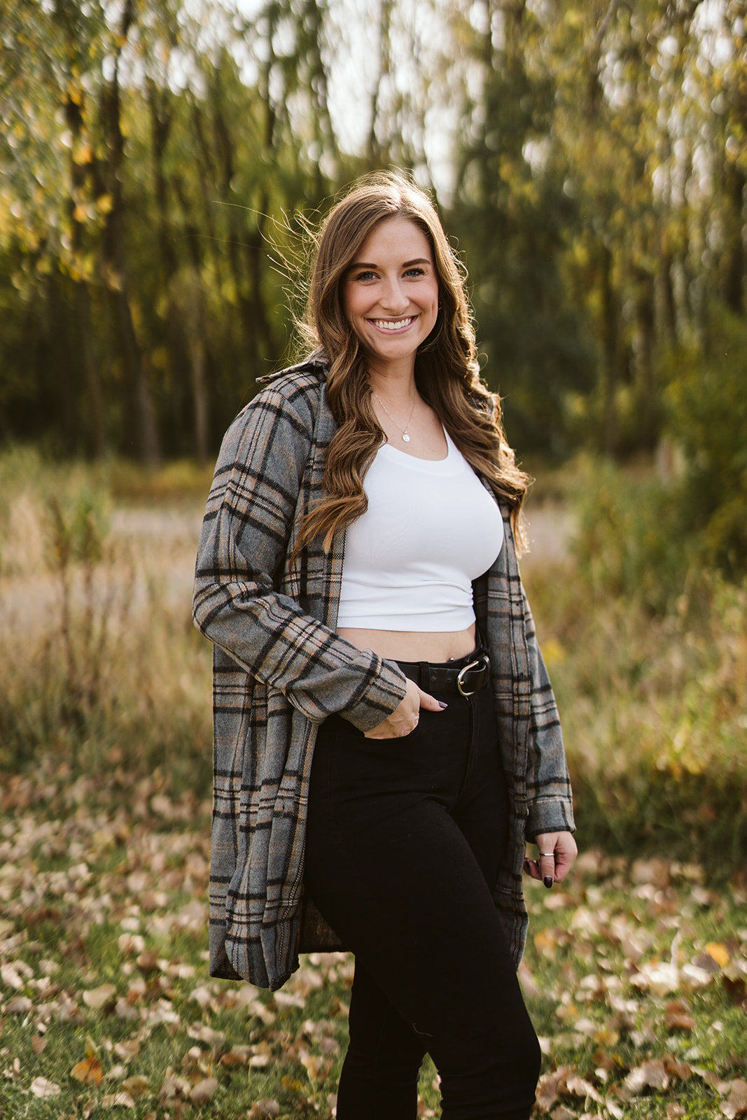 Gray Flannel Shirt Dress