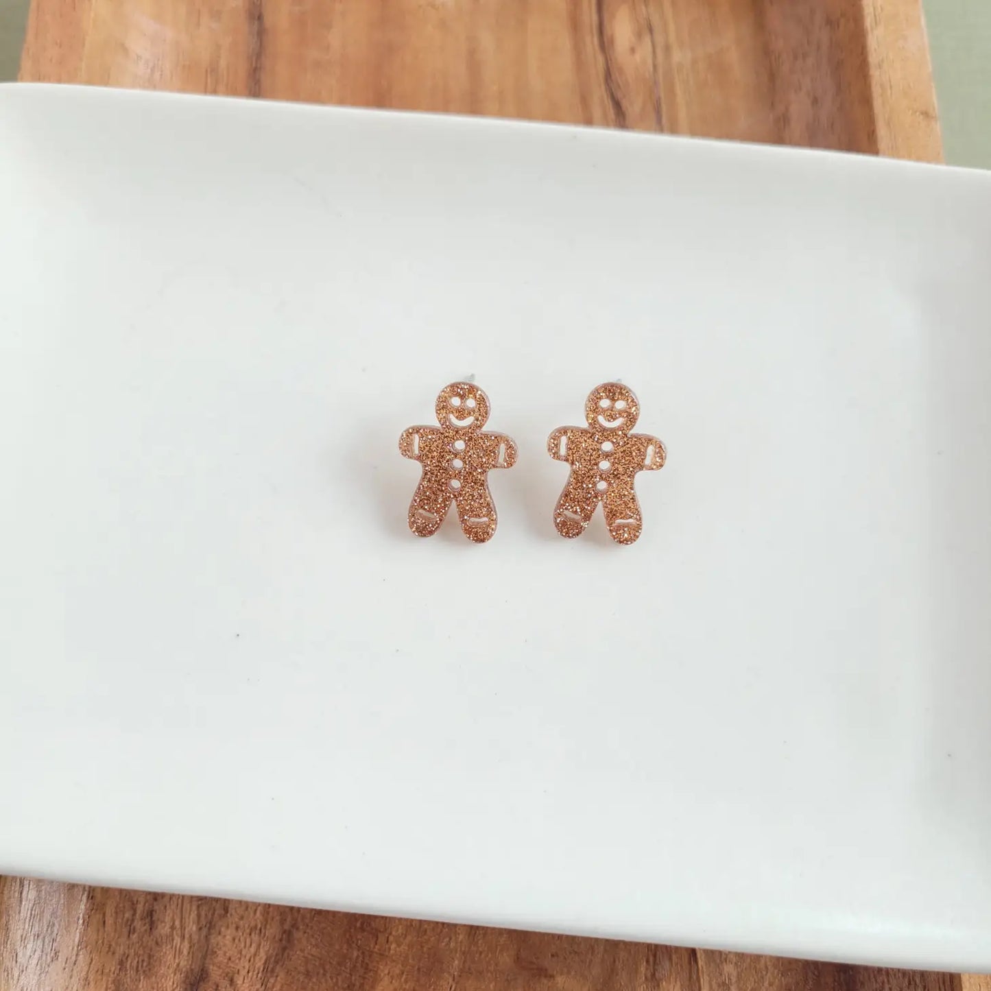 Gingerbread Man Studs