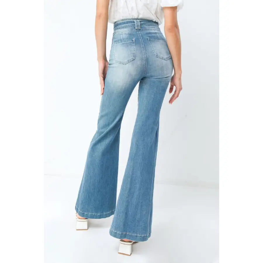 Poppy High Waist Bell Bottom