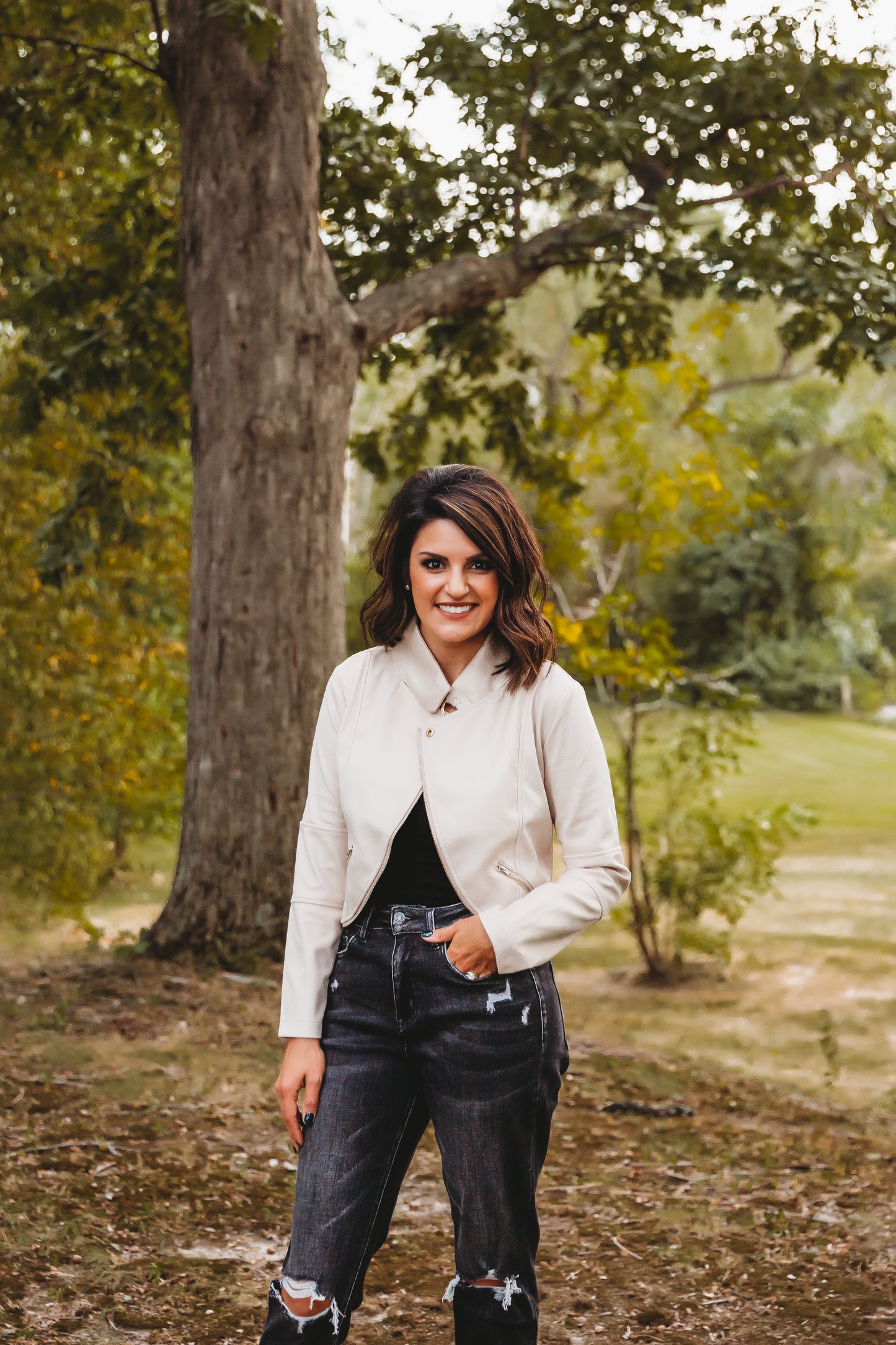 Khaki Moto Jacket