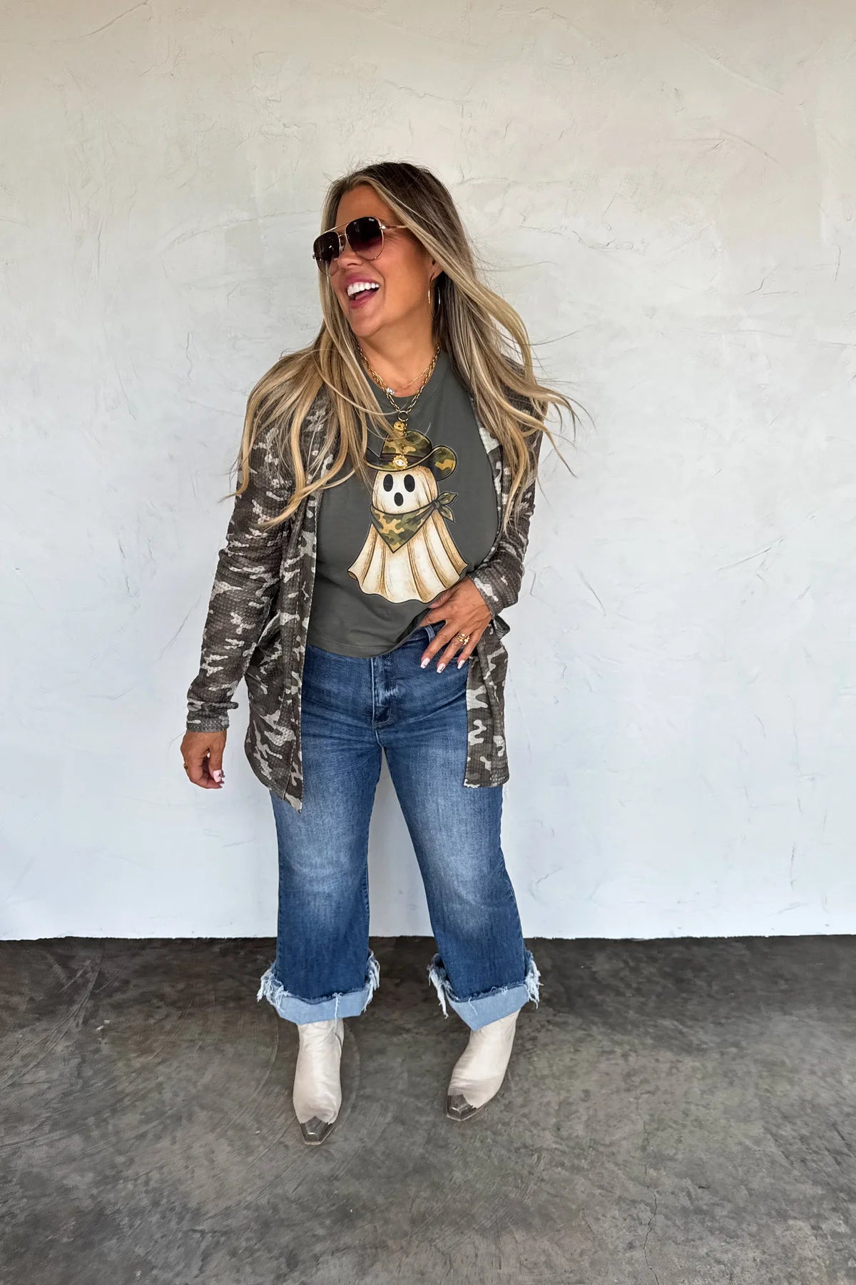 Lola Cardigan in Camo [[PRE-ORDER]]