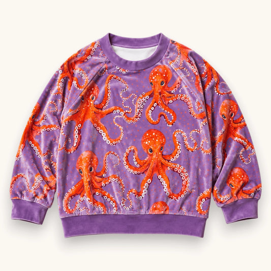 Kids Octo Velvet Pullover