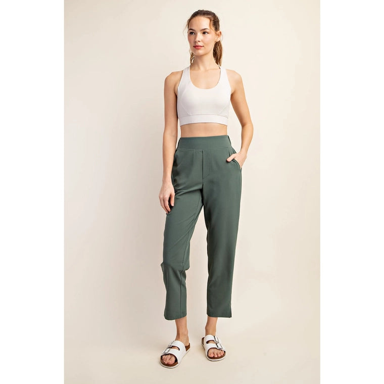 Sage Crinkle Pant