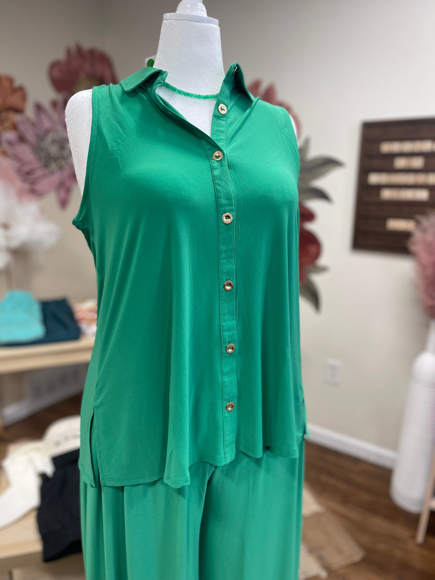 Kelly Green Resort Wear Set