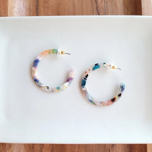 Multicolor Camy Hoops