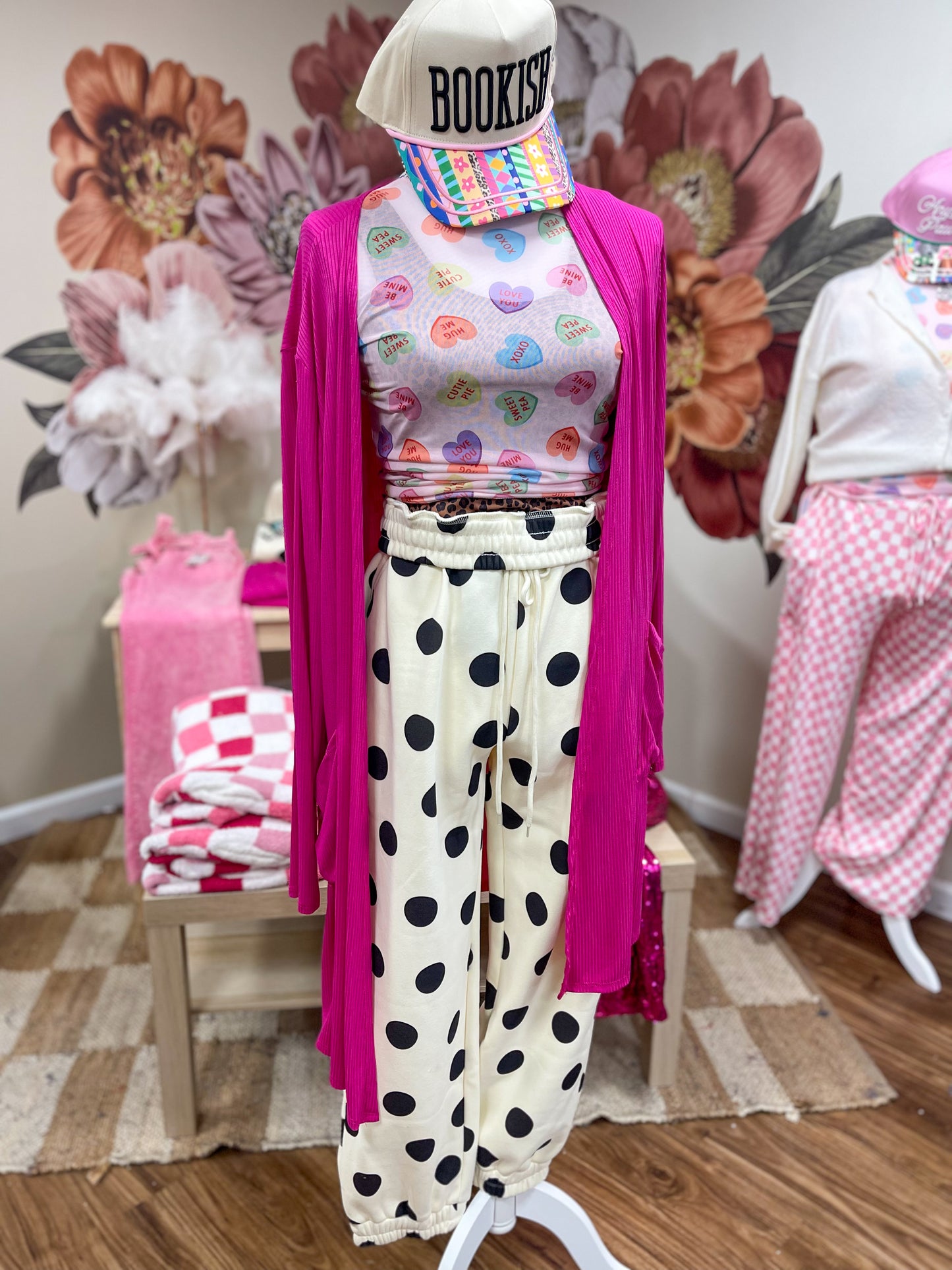 Fuschia Sweetheart Cardigan