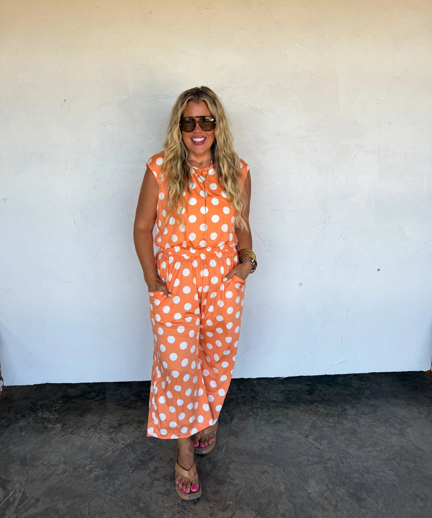 Peach Polka Dot Set [[PRE-ORDER]]