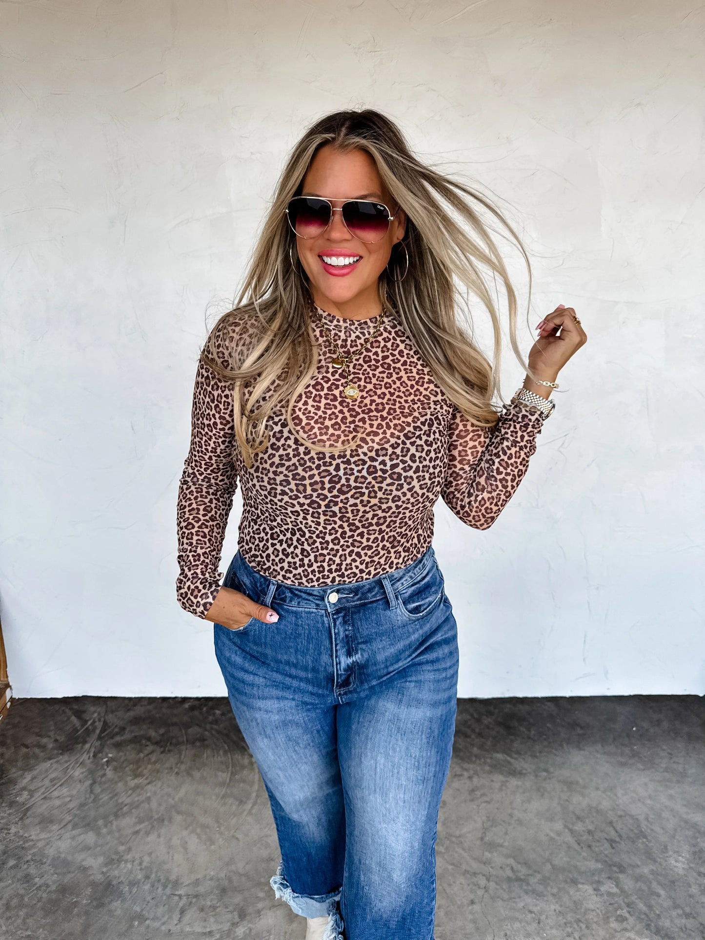 Cheetah Mesh Top [[PRE-ORDER]]
