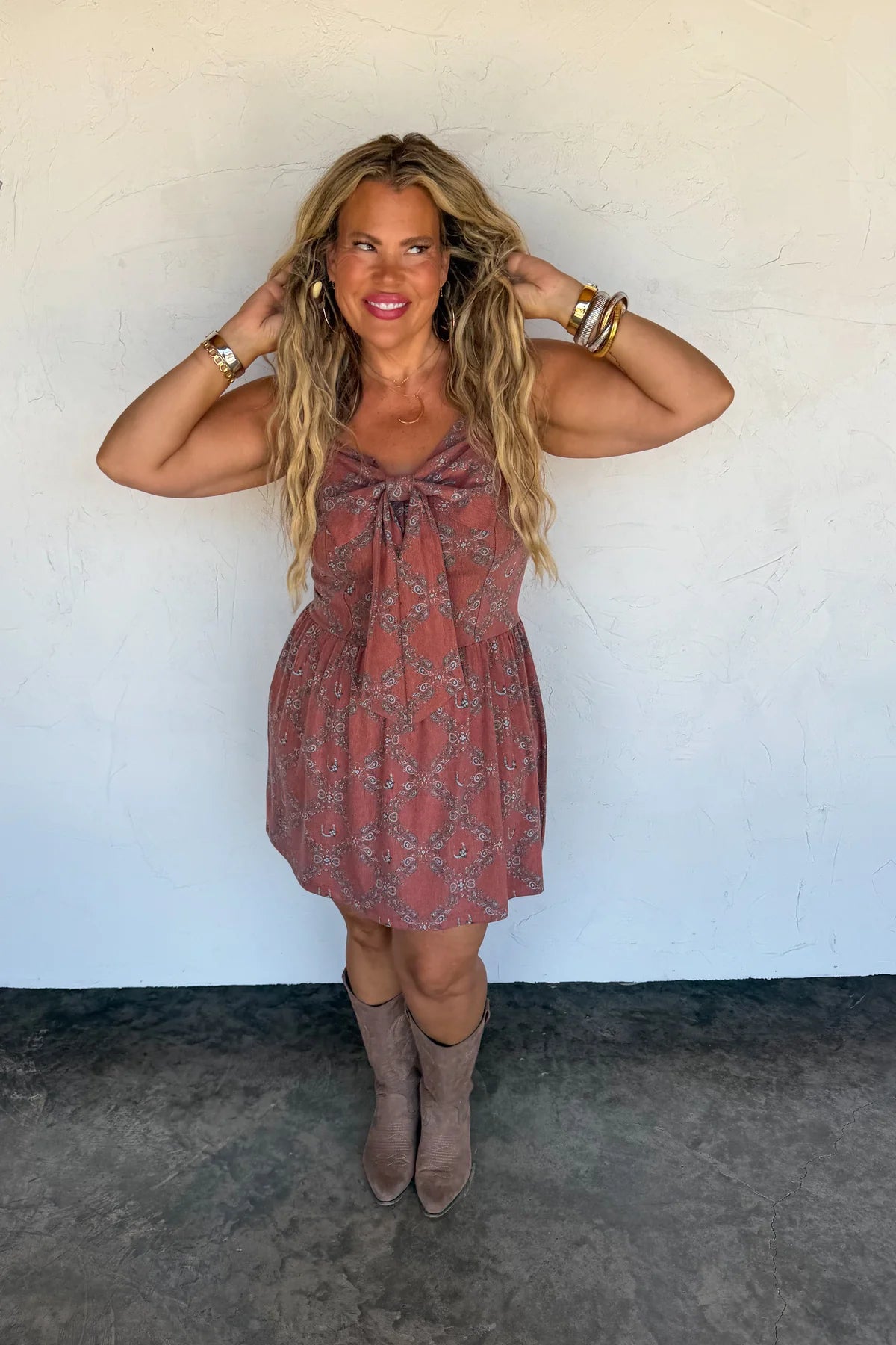 Bandana Bow Dress [[[PRE-ORDER]]